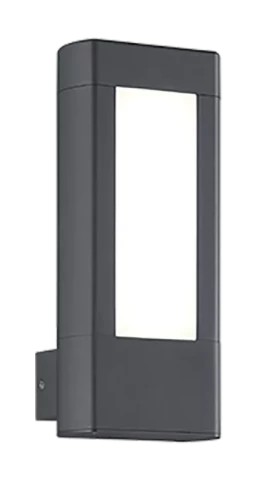 Āra sienas gaismeklis TRIO Rhine antracīta 2x4.5W LED 3000K 2x450Lm IP54 221660242