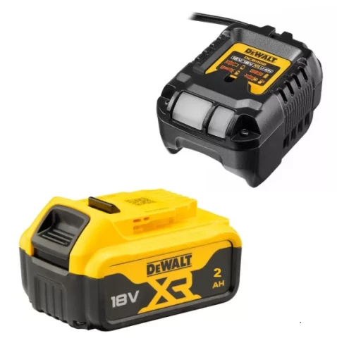 Charger DCB1102D1-QW with battery 2.0Ah, 12V/18V DeWALT
