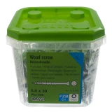 Skrūve kokam ESSDRIVE 5.0X30mm Zn 200gab/iep., ESSVE 136125