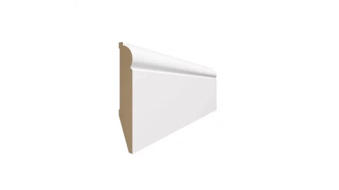 Grīdlīste MDF Evera profilēta balta EV901 16x100x2400mm