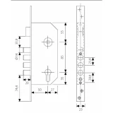SLĒDZENE IEKAĻAMĀ WC Misiņa R100B5SSE