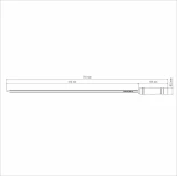 TRAMONTINA Skewer 75 cm, stainless steel blade with wooden handle.