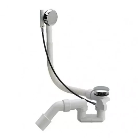 VIEGA Simplex Drain/overflow, chrome-​plated, d 40/50 x 1070