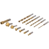 FASTER TOOLS Set of drills and countersink drills - 13 pieces