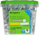 Монтажный шуруп Essve 4,2X50 белые 200шт/уп, 573650