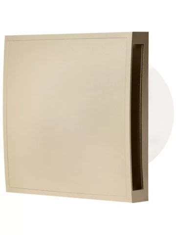 Elektroventilators E-EXTRA, Ø100mm ar noslēgvāku, zelta