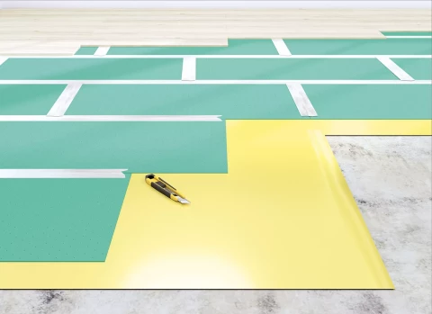 Apakšklājs zem lamin. OPUS2  2x500x1000mm thermo 8m2/iepak