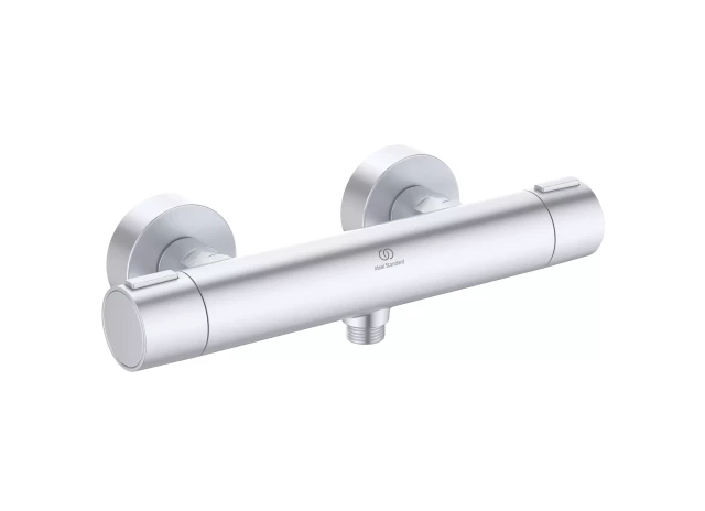 Ideal Standard Alu+ shower thermostat, matt silver, BD582SI