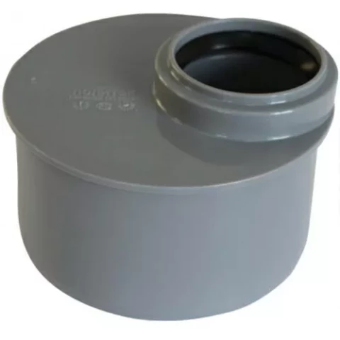 Iekšējās kanalizācijas PP HT īsā pāreja 110/50, plastmasa