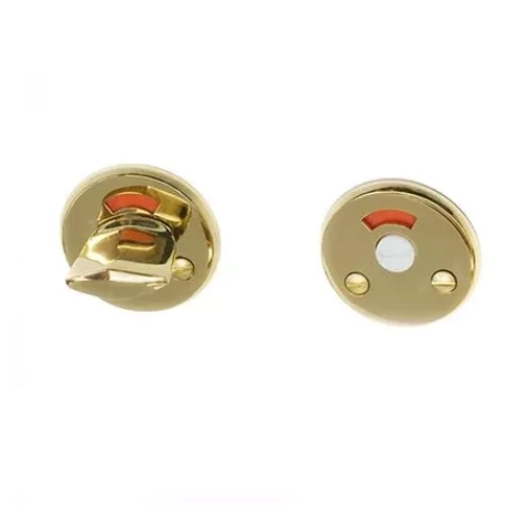 WC knob brass