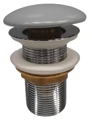 KAME izlietnes Pop-Up vārsts, matēts pelēks ACTOP-MG