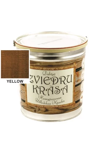 Stafor Натуральная ШВЕДСКАЯ краска 3L желтая