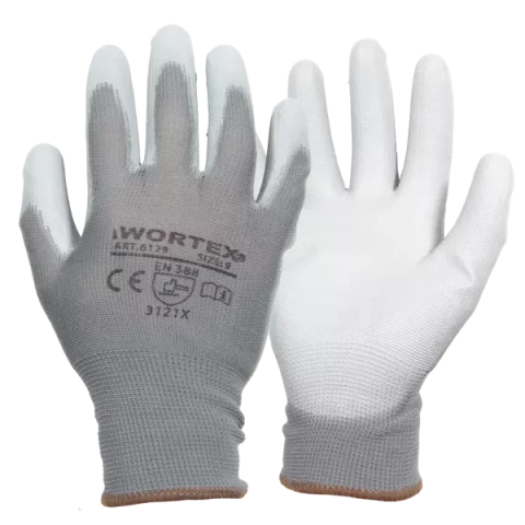 Poliamīda cimdi ar PU pārklājumu 11/2XL