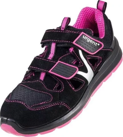 Sandales 307 S1 melnas ar rozā, Izm. 37