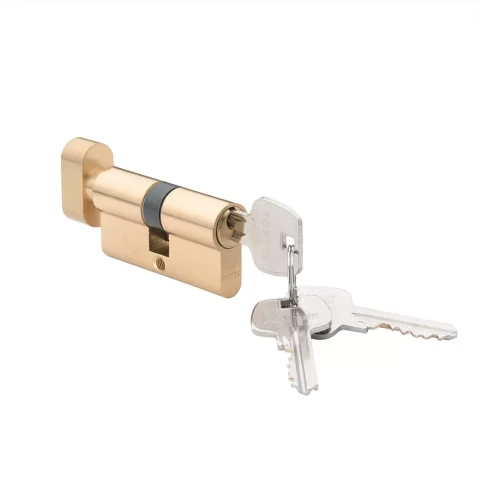 Cilindrs ar aizgriezni 30x35  31ME Z BR zelta krāsā INOVO