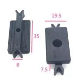 WPC Terrace board spacer pvc, black 100 pcs/pack