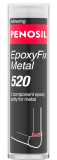 Penosil Premium FastFix Epoxy Metal, 520, 30ml, Two-component epoxy putty for repairing metal surfaces, gray