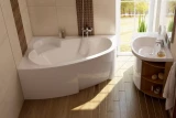 Ravak bathtub Asymetric 160 Righ white