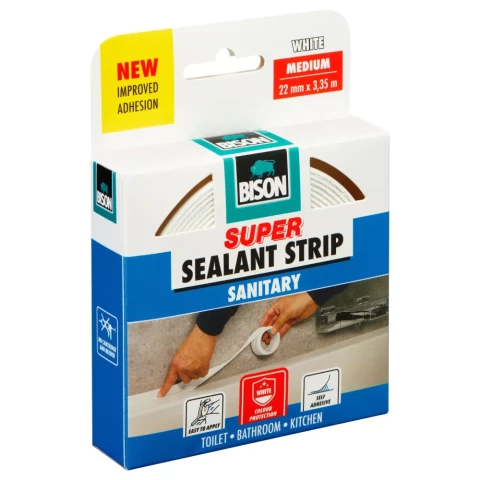 Bison SEALANT STRIP SANITARY 22mm x 3.35m Sanitārā lente