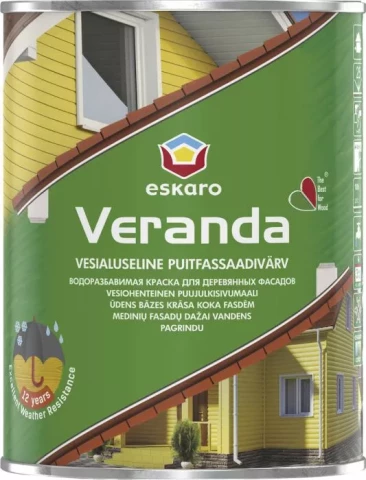 Eskaro VERANDA 0.9L GRAY color for wooden facades
