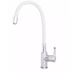 Кухонный смеситель Rubineta FLEXY-33 (WT) белый