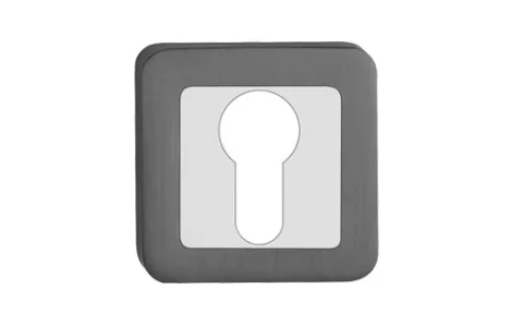 Uzlika PZ uz kvadrāta rozetes  grafīts