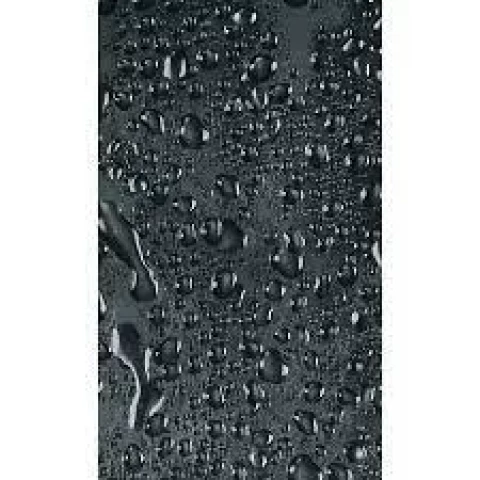 627-87 Aizkars WATER melns ar 12 riņķiem 180x200cm