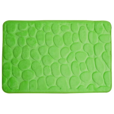 765-55 Paklājs lateksa RIMINI 60x95cm, gaiši zaļš DUSCHY