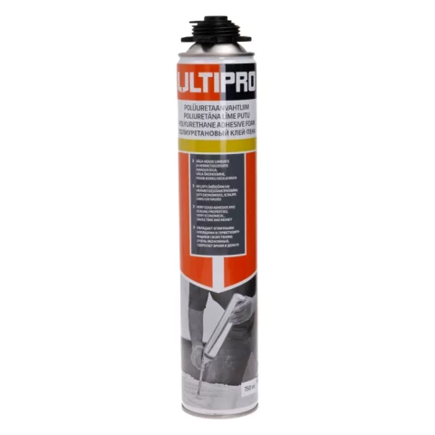 ULTIPRO PU ADHESIVE FOAM 750ml SILTUMIZOL.PLĀKŠŅU STIPR.LĪME