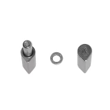 Hinge with brass ring, L=200mm, D=22 mm