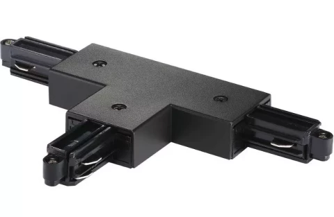 Sliedes T-veida savienotājs Tracklight kreisais melns