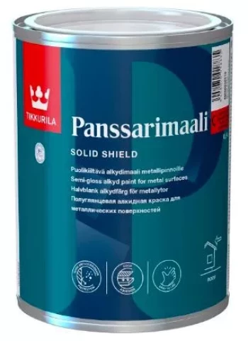 Tikkurila PANSSARIMAALI A 0.9L Krāsa metāla jumtiem