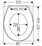 CEDO BONDI Duroplast toilet seats