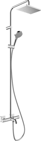 Hansgrohe dušas sistēma ar vannas termostatu Vernis Shape 230 I, hroms