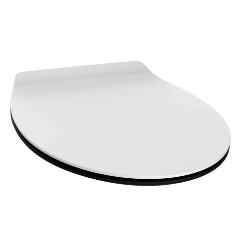 Duschy 805-41 White lid and black seat. Soft close