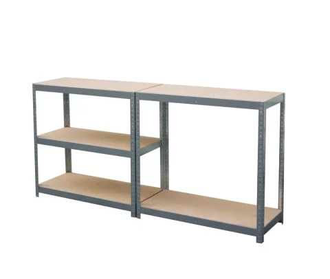 Uzglabāšanas 5 plaukti 90x40x180 cm 175kg/ plaukts kapacitāte 875kg, Izturīgi plaukti garāžai