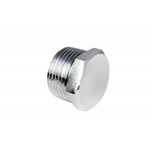 Radiator blanking plug 1/2" Chrome