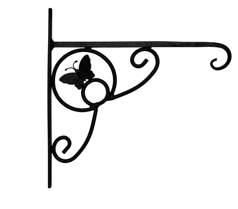 Кронштейн декоративный для кашпо бабочка