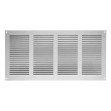 Решетка металлическая, 400x200mm, белый