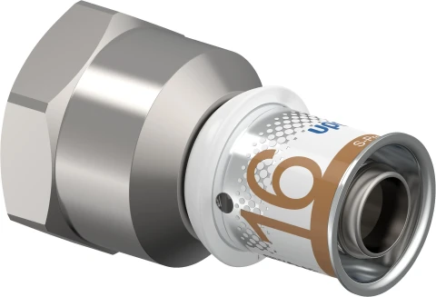 1070515 Uponor press coupling 16-1/2" female thread