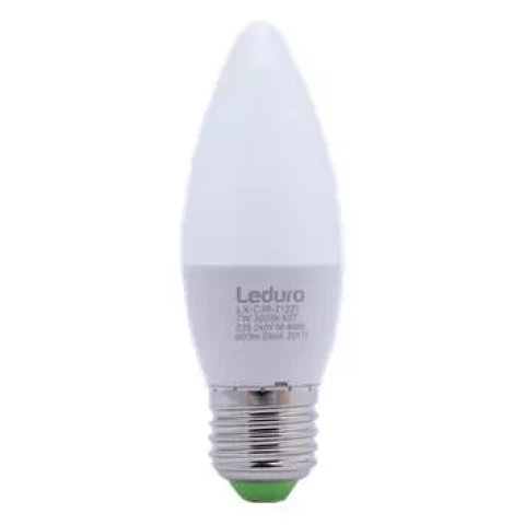 Spuldze LED  C38  7W 600lm E27 3000K LEDURO