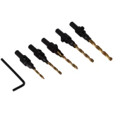 FASTER TOOLS Экстракторы по дереву 2-4мм. 5 шт.