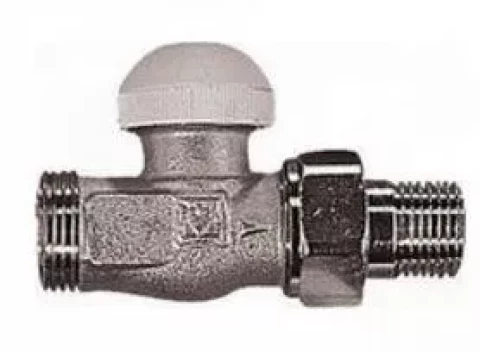 HERZ Thermostat valve TS-90, 1/2"-G3/4"' male, straight