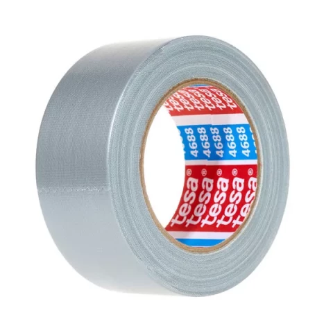 tesa 04688 Auduma līmlente  25mx50mm, sudrabpelēka 4688