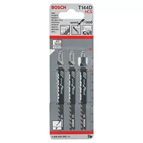 Figūrzāģa asmeņi T 144 D 3gab, BOSCH 2608630560