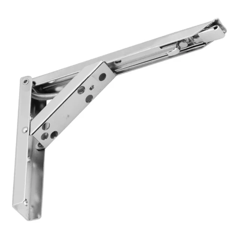 Кронштейн складной 200x135 хромированный