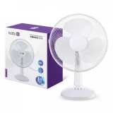KOBI Galda ventilators VIENTO 40W balts D34cm