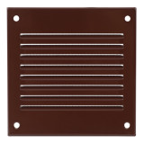 grille metal, 100x100mm, brown