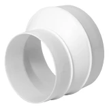 adapter plastic, Ø125-100mm