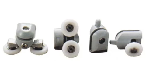 Ritentiņi dubultie dušas kabīnes durvīm, komplektā 8gab.